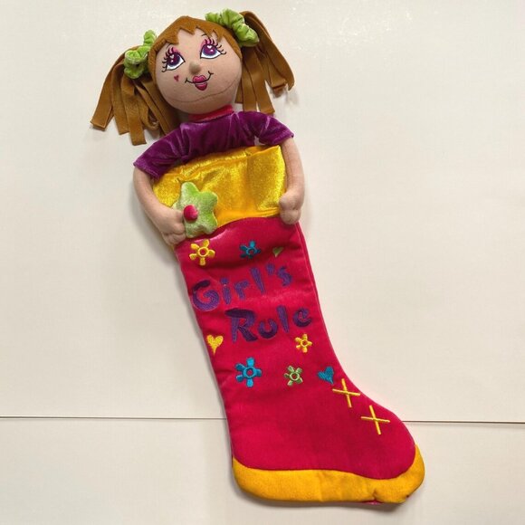 Kool Kids Girls Rule Christmas Stocking Y2K 90s Early 2000s Dandee - Picture 2 of 7